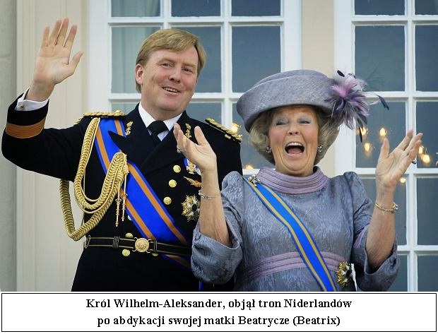 Król Wilhelm Aleksander i królowa Beatrycze